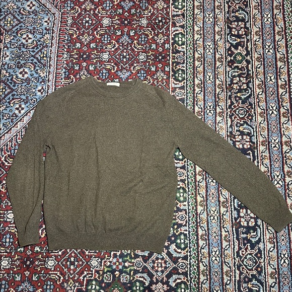 Vintage J. Crew Cotton Cashmere Sweater - Size Large - Picture 3 of 8
